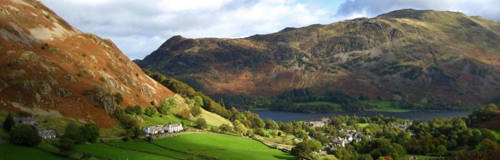 Houses in the Ullswater valley development © Nick Thorne, Lake District National Park Authority.