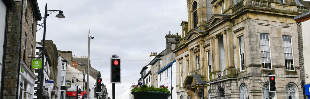 Kendal Town Hall entrance