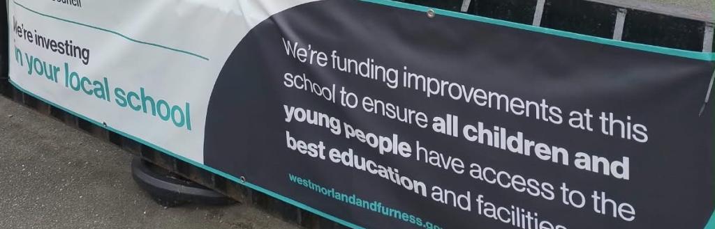 school investment banner