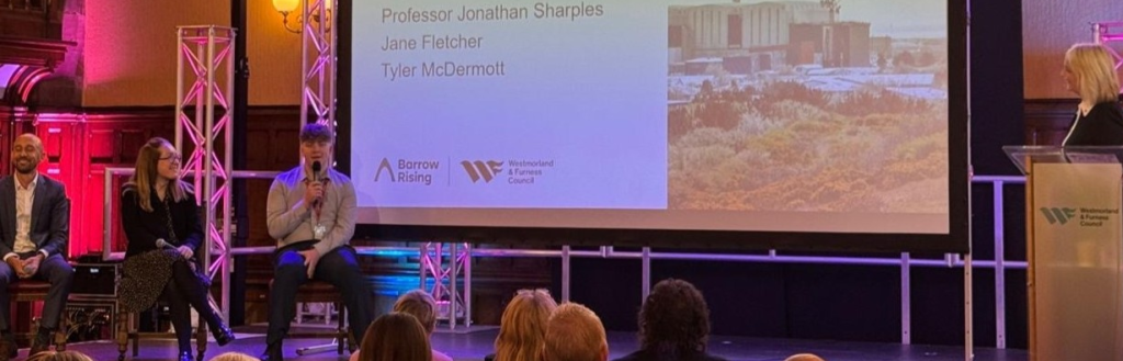 Tyler McDermott, a Barrow Sixth Form student from Hindpool, took an active role in the day's programme, including the panel discussion