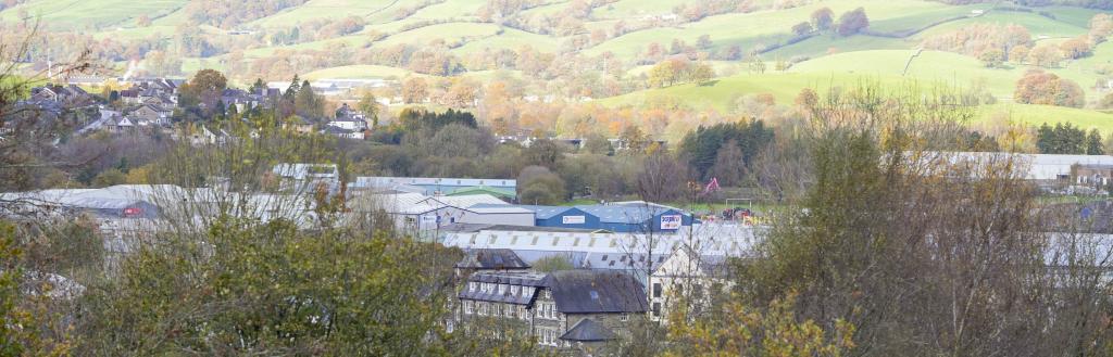 A view over the north of Kendal.