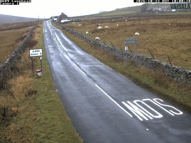 Camera photo of the road at A689 Lanehead